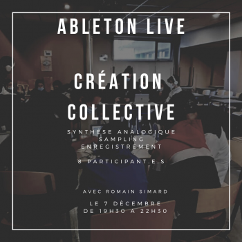 Création collective Ableton Live